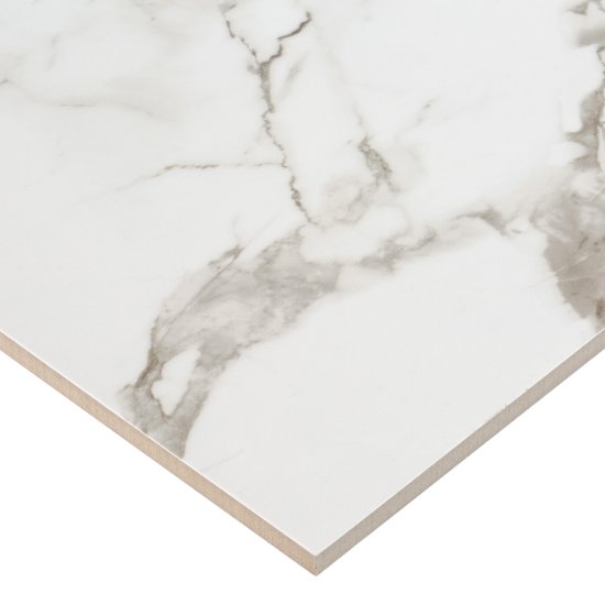 Керамогранит NT Ceramic Marmo белый полированный 1200х600х9 мм (2 шт.=1,44 кв.м)