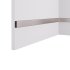 Декоративная рейка из экополимера 30х10х3000 мм Cosca Decor RX010-452 хром матовый