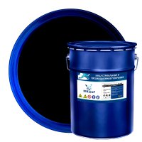 Эмаль антикоррозионная Мицар ХВ-785 черная матовая 20 кг
