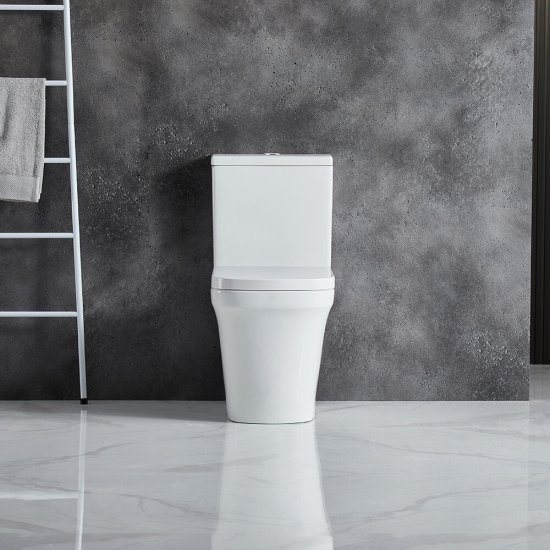 Унитаз-компакт Corsa Deco TX100 безободковый с универсальным выпуском с сиденьем дюропласт микролифт белый (TPTX620QR)