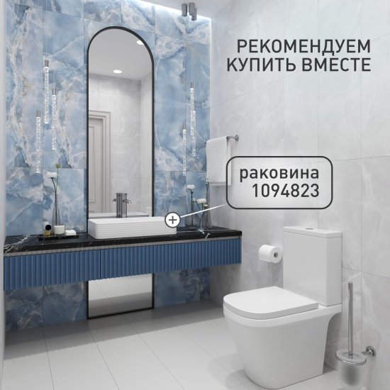 Унитаз-компакт Corsa Deco TX100 безободковый с универсальным выпуском с сиденьем дюропласт микролифт белый (TPTX620QR)