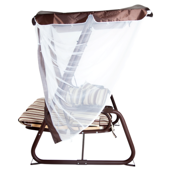 Качели садовые Emmi 3-х местные шоколадный