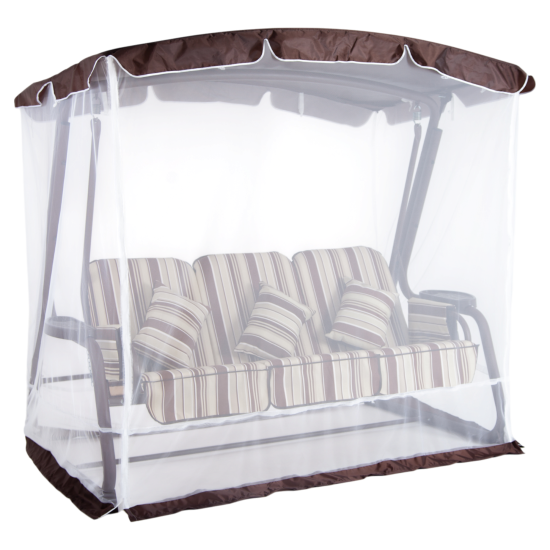 Качели садовые Emmi 3-х местные шоколадный