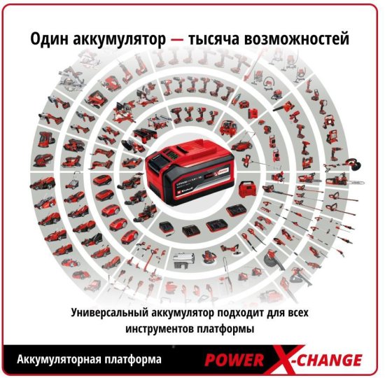 Пылесос строительный аккумуляторный Einhell TE-VC 18/10 Li PXC, 720 Вт, 10 л