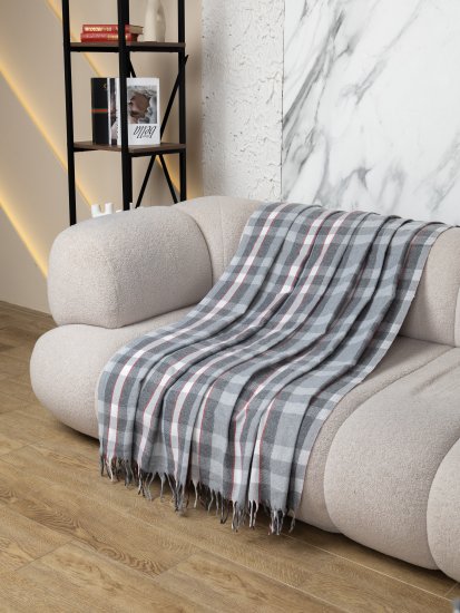 Плед Mine 101 140x200 см микрофибра цвет коричневый