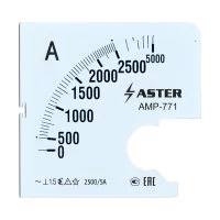 Шкала к амперметру ASTER amp-771