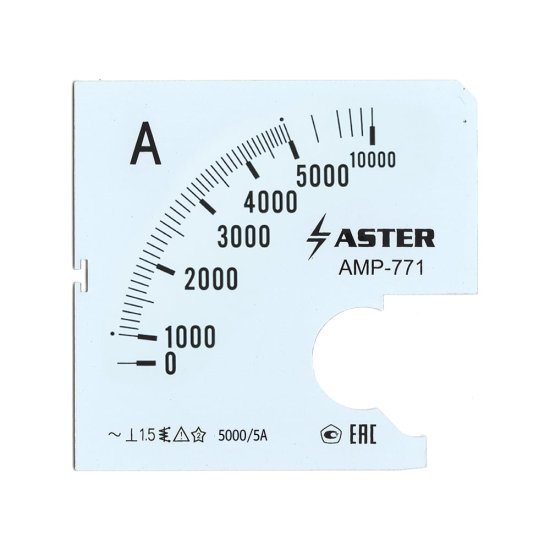 Шкала к амперметру ASTER amp-771