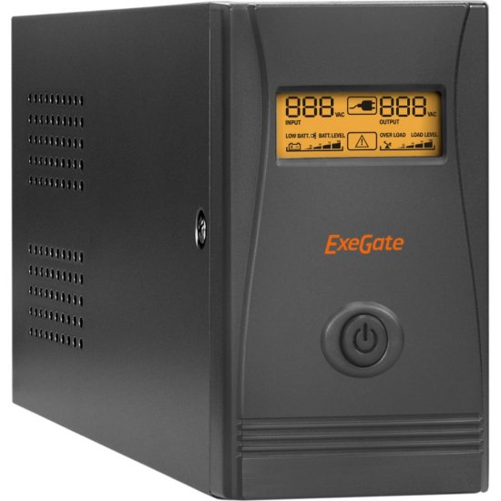 Источник бесперебойного питания ExeGate Power Smart ULB-650.LCD.AVR.EURO