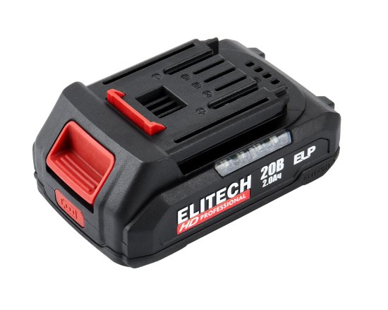 Цепная пила аккумуляторная бесщеточная Elitech HD CS2008BLK 20 В 20 см 2 Ач АКБ и ЗУ входит в комплект