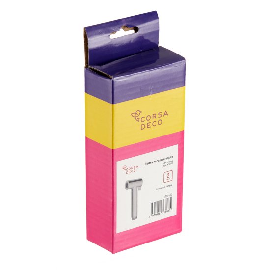 Лейка гигиеническая Corsa Deco двухрежимная хром (HS001)