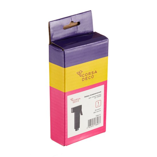 Лейка гигиеническая Corsa Deco черный (HS006B)