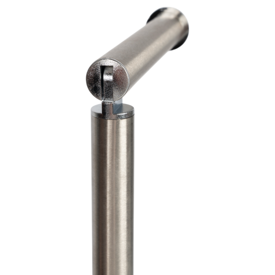 Стойка для ёршика и туалетной бумаги Vidage Юстис 54 см сталь цвет сатин