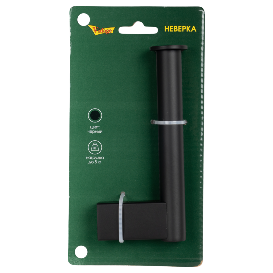 Держатель для туалетной бумаги Vidage Неверка цвет черный