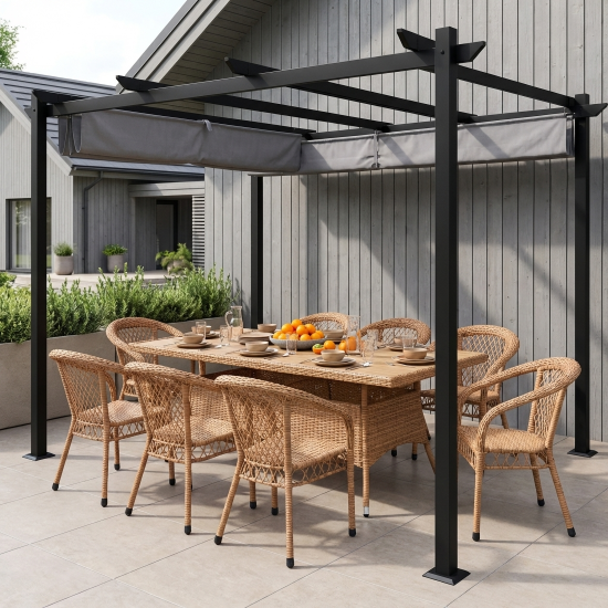 Кресло садовое Antony 60x60x80 см пластик натуральный