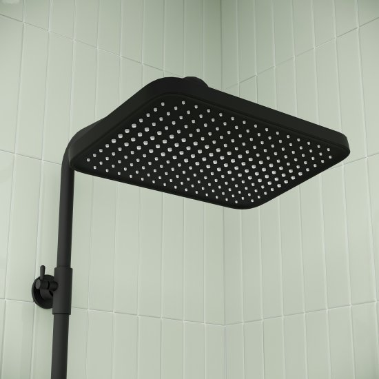 Душевая система Iddis Lahta LAHBL3Fi06 со смесителем 3 режима цвет черный матовый