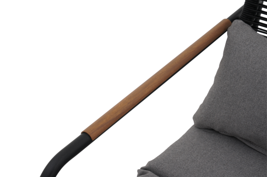 Набор садовой мебели BEGINIA Alazeya сталь серый стол 1 шт, диван 1 шт, кресло - 2 шт