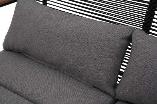 Набор садовой мебели BEGINIA Alazeya сталь серый стол 1 шт, диван 1 шт, кресло - 2 шт