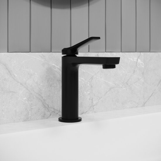 Смеситель для раковины Iddis Parker черный однорычажный (PARBL00i01)