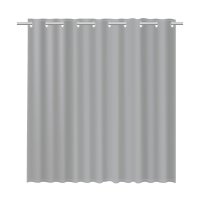 Штора для ванны Fixsen Linum 2000х1800 мм полиэстер серая (1535К)