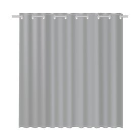 Штора для ванны Fixsen Linum 2000х1800 мм полиэстер серая (1535К)
