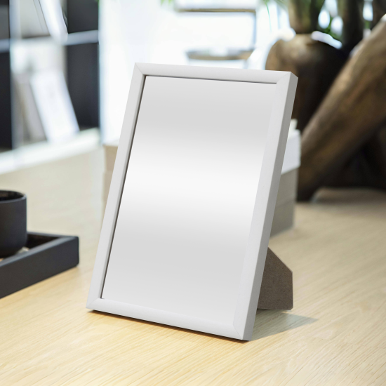 Зеркало декоративное KREAFORTA Lila прямоугольное 11x16 см ПВХ цвет белый