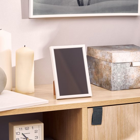 Зеркало декоративное KREAFORTA Lila прямоугольное 11x16 см ПВХ цвет белый