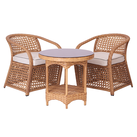 Набор садовой мебели для отдыха Oscar искусственный ротанг натуральный