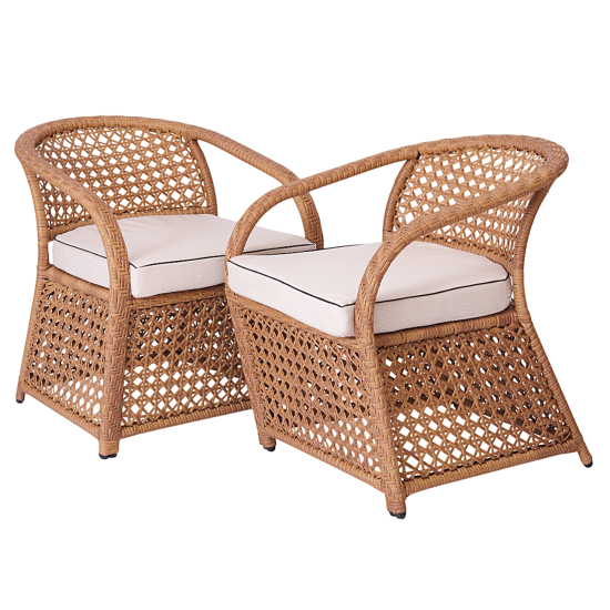 Набор садовой мебели для отдыха Oscar искусственный ротанг натуральный