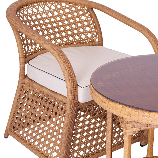 Набор садовой мебели для отдыха Oscar искусственный ротанг натуральный