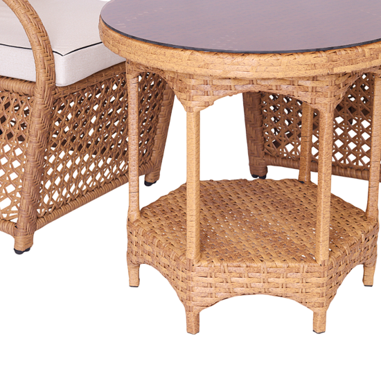 Набор садовой мебели для отдыха Oscar искусственный ротанг натуральный