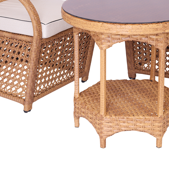 Набор садовой мебели для отдыха Oscar искусственный ротанг натуральный