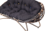 Диван садовый Niko 190x85x82 см искусственный ротанг темно-коричневый