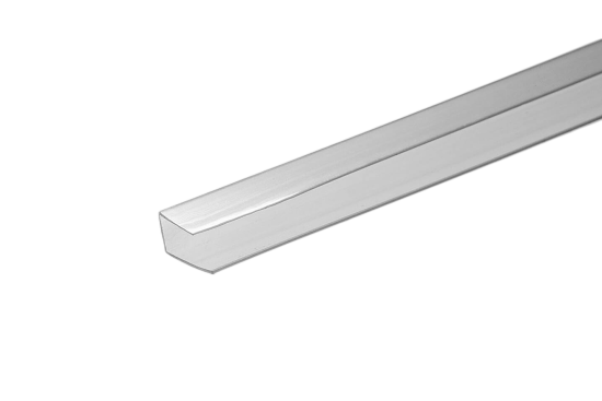 Профиль торцевой для поликарбоната Колибри 6 мм 2.1 м прозрачный