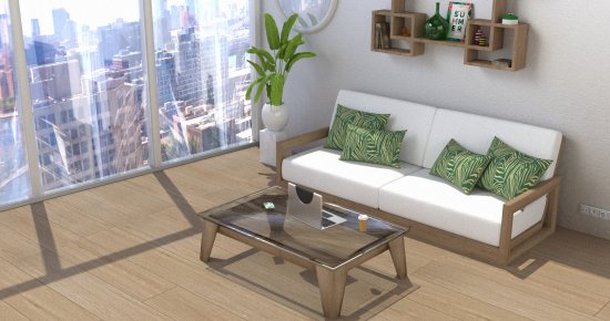 SPC плитка KREAFORTA Дуб Усмань класс 4 фаски 33 толщина 4 мм 2.574 м²