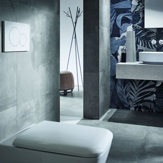 Клавиша смыва для инсталляций Geberit Sigma 20 белая матовая (115.882.JT.1)