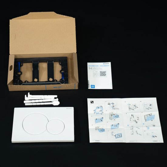 Клавиша смыва для инсталляций Geberit Sigma 20 белая матовая (115.882.JT.1)