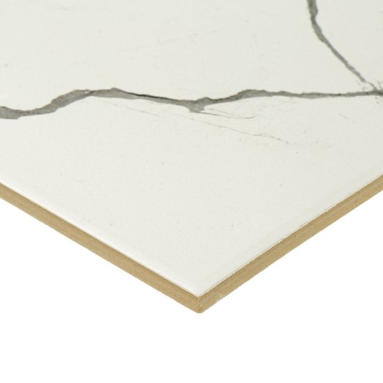 Керамогранит Керамин Альба 7 белый 400х400х7 мм (13 шт.=2,08 кв.м)