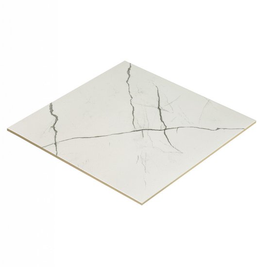 Керамогранит Керамин Альба 7 белый 400х400х7 мм (13 шт.=2,08 кв.м)