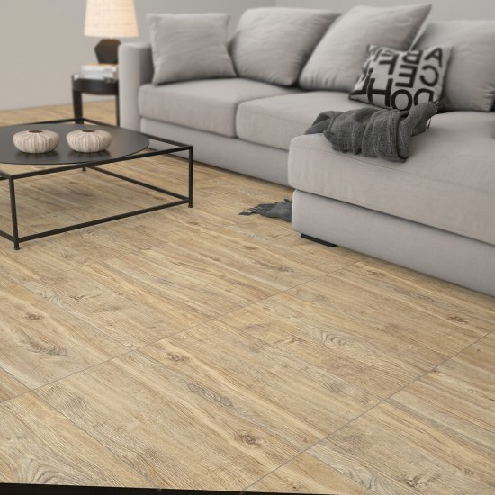 Керамогранит Керамин Рустик Ноттингем 3 светло-бежевый 600х300х9 мм (9 шт.=1,62 кв.м)