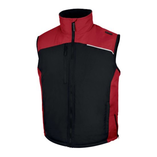 Жилет рабочий утепленный Delta Plus Fidji 3 50 рост 164-172 см красный/черный