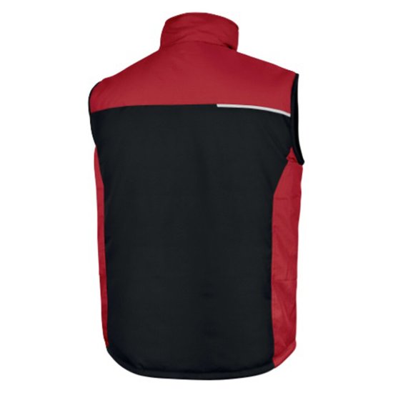 Жилет рабочий утепленный Delta Plus Fidji 3 50 рост 164-172 см красный/черный