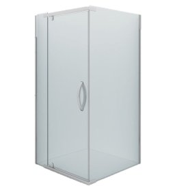 Душевой уголок Alex Baitler AB-2 хром 100х100х200 см квадрат стекло прозрачное 8 мм