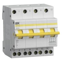 Трехпозиционный выключатель-разъединитель IEK ВРТ-63