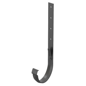 Кронштейн желоба Docke Lux металлический 300 мм графитовый серый RAL 7024