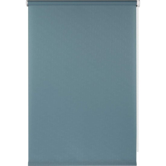 Рулонная штора PRAKTO SHANTUNG 65x160 см, бирюзовый