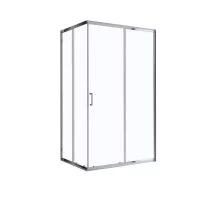 Душевой уголок BelBagno Uno хром 120х90х195 см прямоугольник стекло прозрачное 5 мм (UNO-195-AH-2-120/90-C-Cr)
