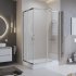 Душевой уголок BelBagno Uno хром 120х90х195 см прямоугольник стекло прозрачное 5 мм (UNO-195-AH-2-120/90-C-Cr)