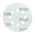 Диск шлифовальный КМ Green Film d125 мм P120 на липучку пленочная основа (5 шт.)