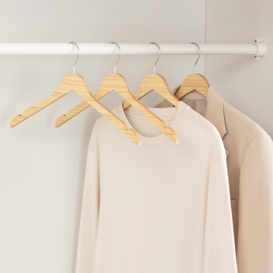 Плечики для одежды KONSENSA 43.5 см дерево цвет натуральный