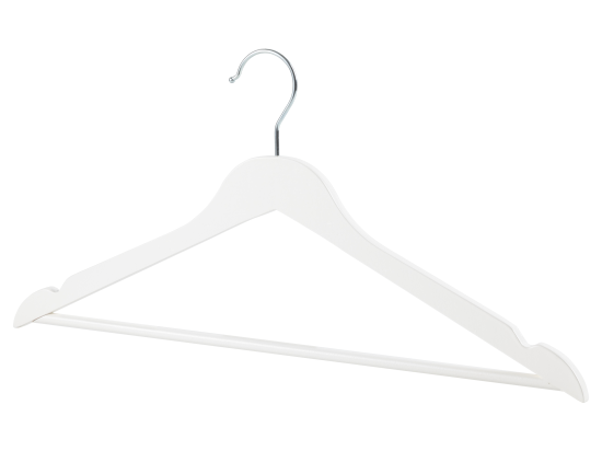 Плечики для одежды KONSENSA 43.5 см дерево цвет белый
